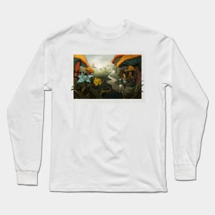 Crying Flowers, Mushroom Forest Long Sleeve T-Shirt